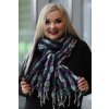 Šála teplá barevná