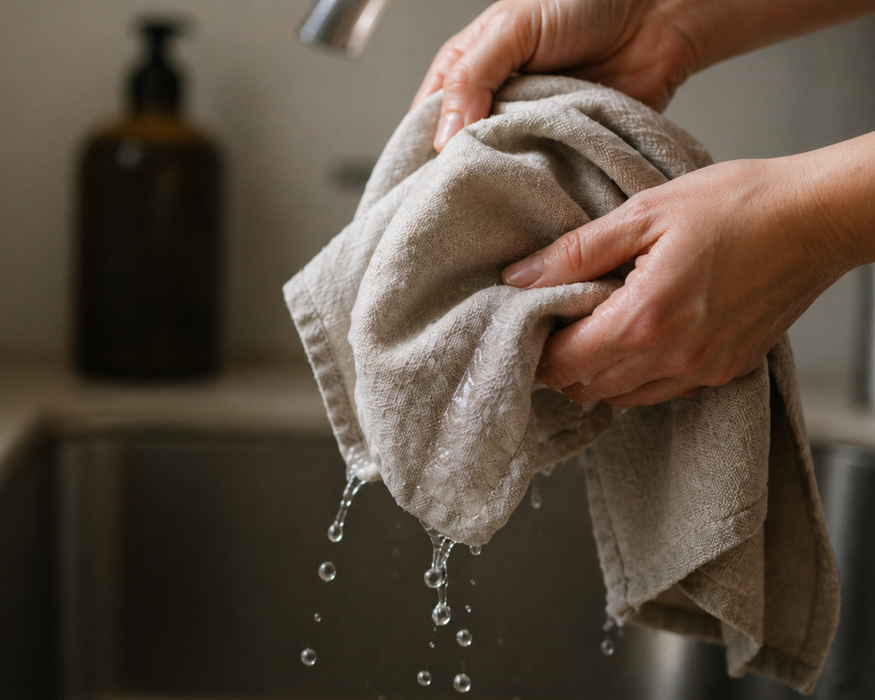 Proč lněné utěrky nesají?