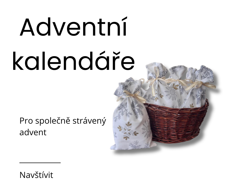 Látkový adventní kalendář pro děti