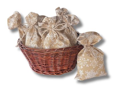 Látkový adventní kalednář pro děti - hvězdičky