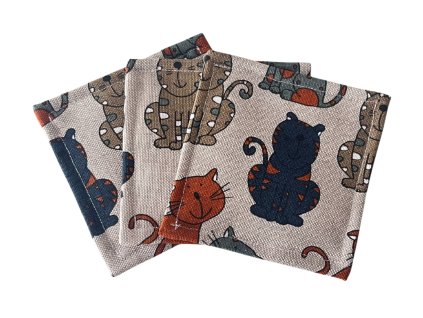 Podtácek a motivem kočičky