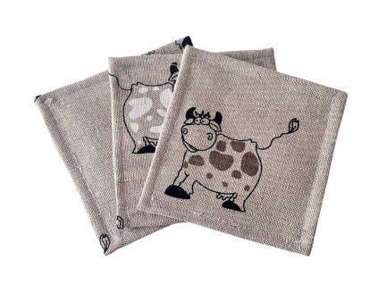 Podtácek s kravičkou