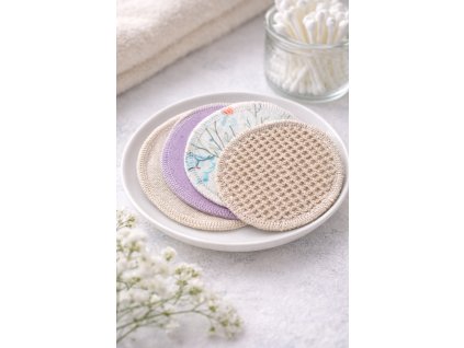 Lněné odličovací tampony