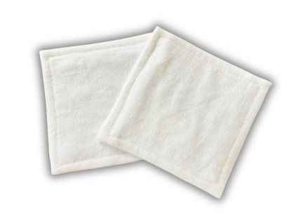 lněný podtácek bílý