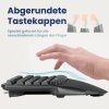 Perixx ergonomická klávesnice s integrovanou opěrkou dlaní a USB kabelem 5