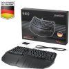 Perixx ergonomická klávesnice s integrovanou opěrkou dlaní a USB kabelem 8