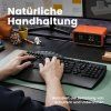 Perixx Periduo ergonomická kabelová klávesnice s integrovanou opěrkou dlaní a myš 6