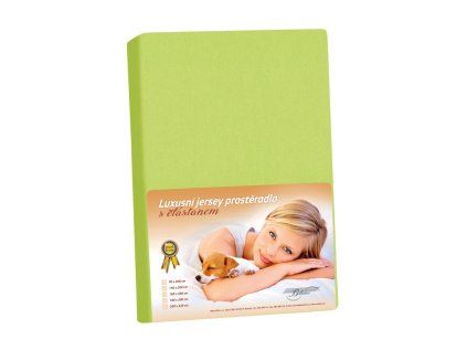 jersey lux prosteradlo 338 zelena