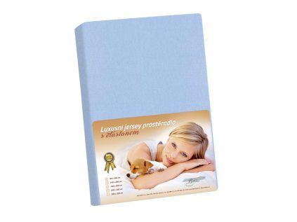 jersey lux prosteradlo 324 svetlemodra