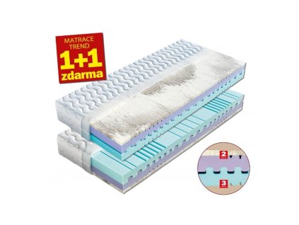 Matrace  Pantera 1+1 ZDARMA (Potah Aloe Vera, Rozměry 200x140 cm)