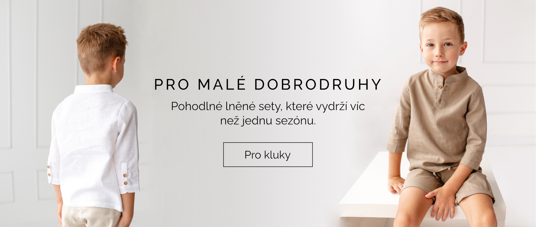 Chlapecké lněné sety