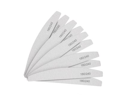 Pilník na nehty 180/240 loďka 10ks