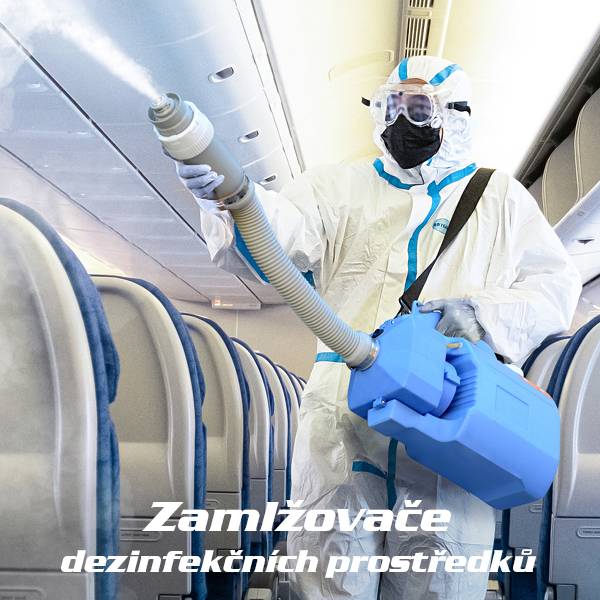Zamlžovače dezinfekčních prostředků pro dezinfekci veřejné dopravy