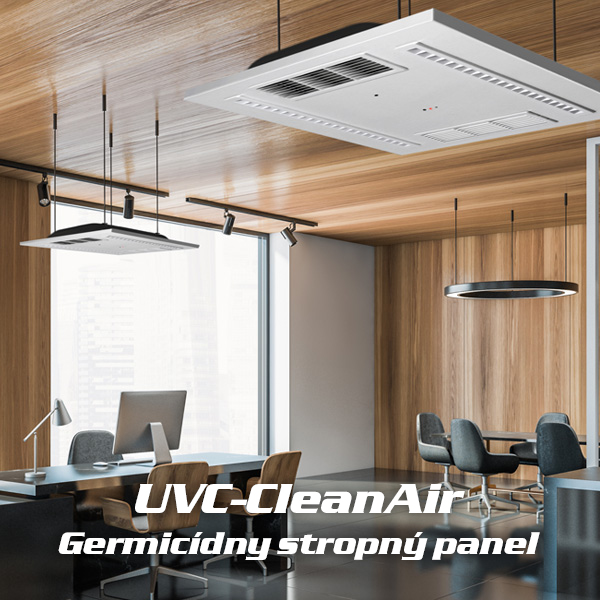 UVC-CleanAir; stropný germicídny čistič vzduchu