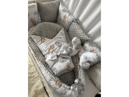 Sada pro miminko šedá