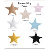 Vankúš Hviezdička Basic viac farieb 0