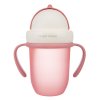 Canpol babies Hrnček so skladacou silikónovou trubičkou 210ml Matte Pastels ružová