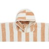 Jollein detské pončo Stripe GOTS  - biscuit