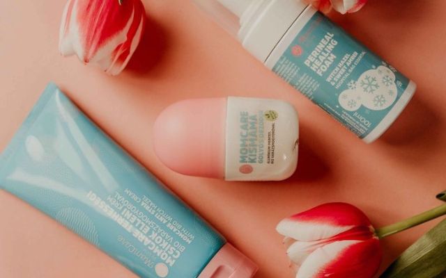 MomCare Přírodní deodorant, Perineální léčivá pěna, Krém na strie