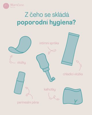 Produkty, které by rozhodně neměly chybět ve vaší tašce do porodnice!🤱🏼 #momcareczsk #momcare