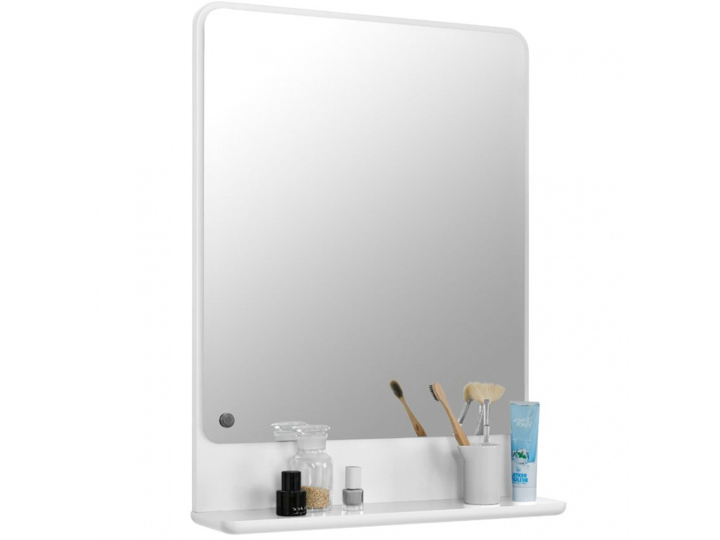 Bílé lakované koupelnové zrcadlo Tom Tailor Color Bath 70 x 52 cm