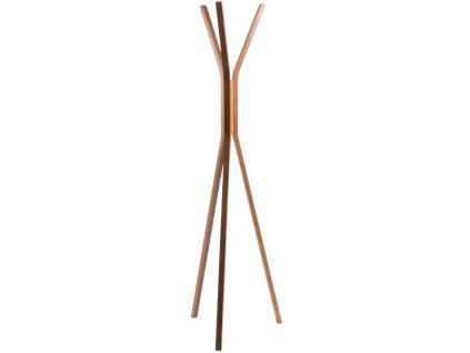Hnědý dřevěný věšák Kave Home Chelsey 170 cm