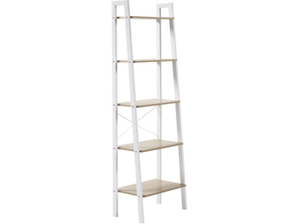 Bílý kovový regál Kave Home Aarhus 172 x 56 cm
