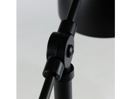 Černá kovová stolní lampa Kave Home Tescarle