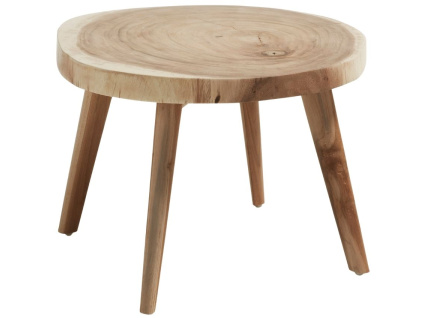 Masivní dřevěný konferenční stolek Kave Home Wellcres 65 cm