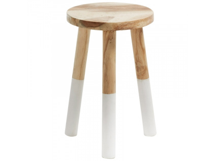 Masivní teaková stolička Kave Home Brocsy 44 cm