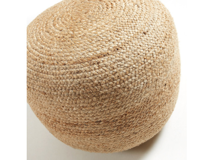 Jutový puf Kave Home Doc 50 cm