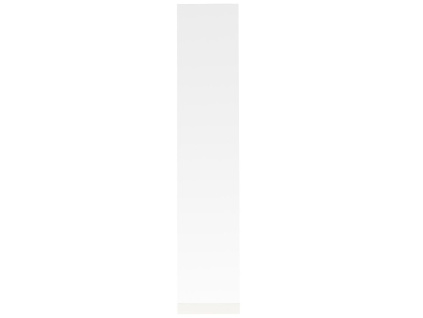 Bílé kovové stojací zrcadlo WLL Stand 147,5 cm