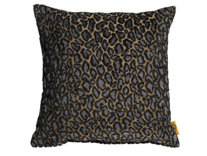 Černý látkový polštář BOLD MONKEY IT'S A WILD WORLD BABY PANTHER 45 x 45 cm