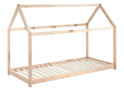 Borovicová postel Vipack Cabane 90 x 200 cm