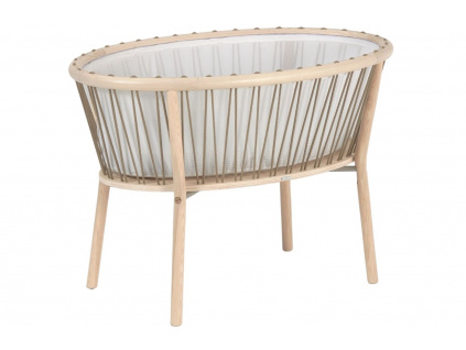 Dřevěná dětská postýlka Kave Home Leonela 97 x 62 cm