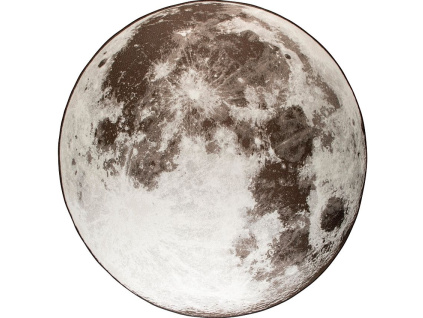 Šedý látkový koberec ZUIVER MOON 200 cm