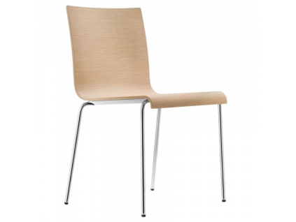 Přírodní dřevěná jídelní židle Kuadra XL 2413
