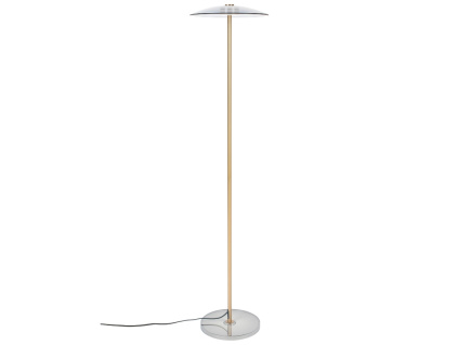 Bronzová kovová stojací lampa ZUIVER FLOAT 132 cm