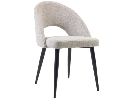 Béžová čalouněná jídelní židle Kave Home Mael
