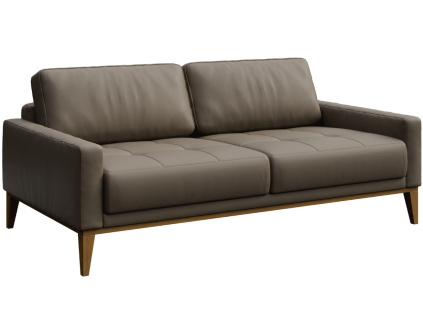 Kožená pohovka Musso Tufted 173 cm
