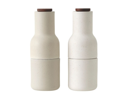 Set dvou béžových keramických mlýnků na sůl a pepř AUDO GRINDER 20,5 cm