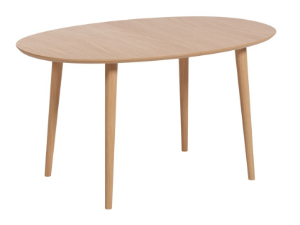 Dubový rozkládací jídelní stůl Kave Home Oqui 140-220 x 90 cm