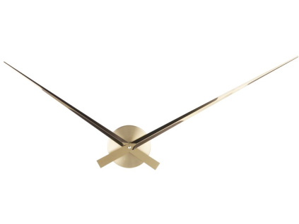 Zlaté nástěnné hodiny Pointer 52 cm