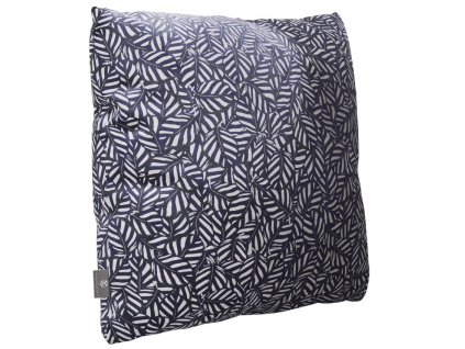 Modro bílý sametový polštář CXL Navy 50 x 50 cm s motivem