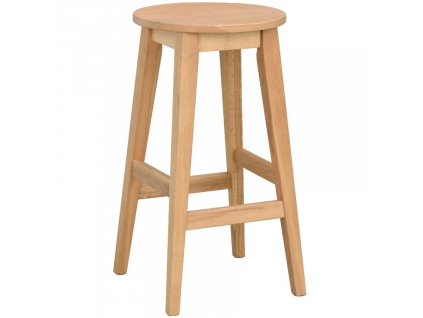 Dubová barová židle ROWICO AUSTIN 65 cm