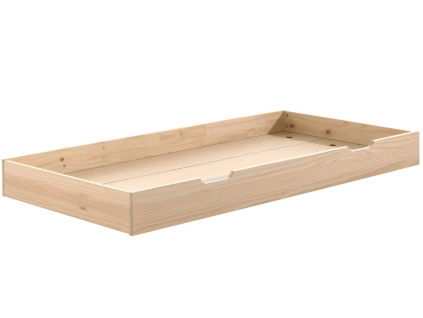 Borovicová zásuvka k posteli Vipack Fritz 198,5 x 94 cm
