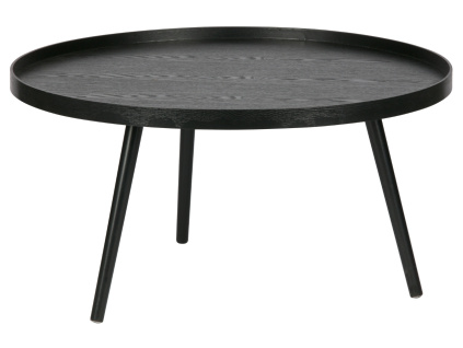 Černý dřevěný konferenční stolek Mireli 78 cm