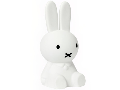 Bílá plastová dětská LED lampa Mr. Maria Miffy 11 cm