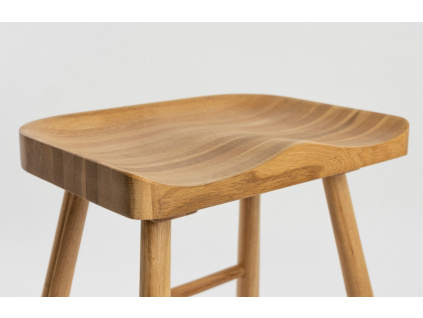 Dubová barová židle WLL VANDER 64 cm