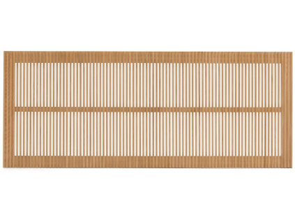 Jasanové čelo k posteli Kave Home Beyla 175 x 70 cm